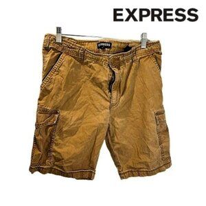 Express Men's Cargo‎ Short Multi-Pockets Outdoor Casual Shorts